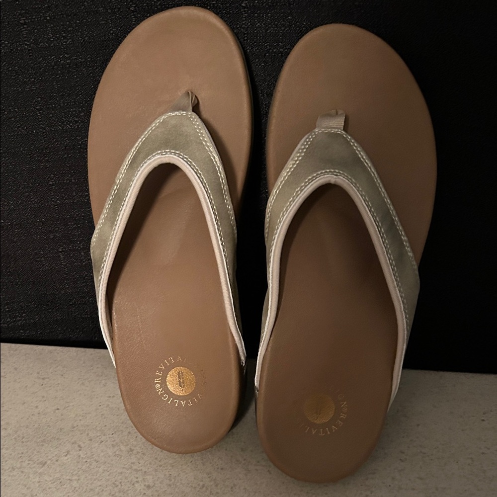 REVITALIGN Shoreline Shimmer sandals